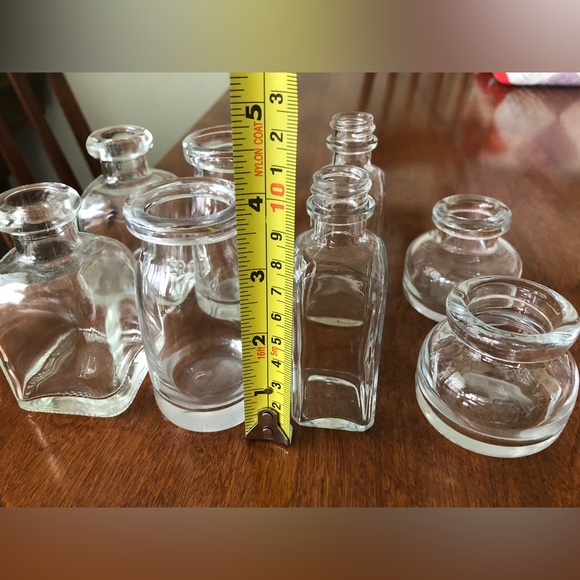 COPY - Bundle of 8 small glass jars vases - Picture 5 of 5